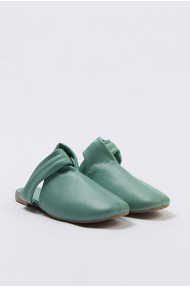 Mint Genuine Leather Women's Slippers