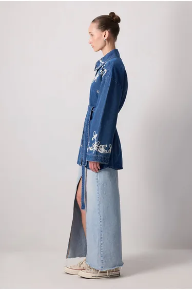 EMBROIDERED DENIM JACKET