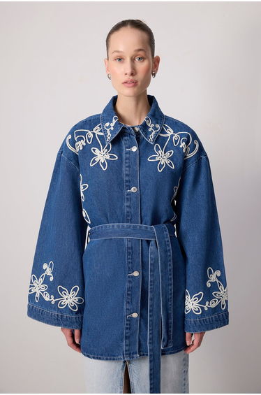 EMBROIDERED DENIM JACKET