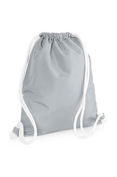 Bagbase Icon Drawstring Bag - Light Grey