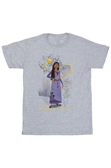 Wish Boys Shine On Asha Standing T-Shirt - Sport Grey