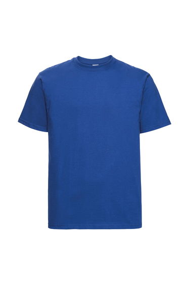 Russell Europe Mens Classic Heavyweight Ringspun Short Sleeve T-Shirt - Bright Royal