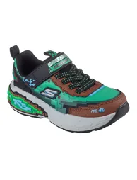 Skechers Boys Mega-Craft 4K Trainers - Brown/Multicoloured
