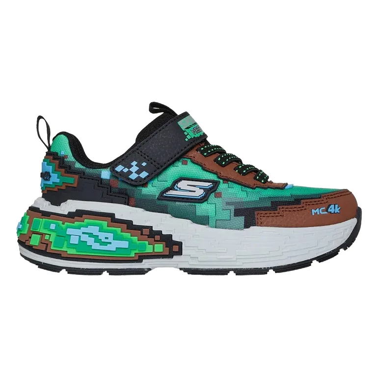 Skechers Boys Mega-Craft 4K Trainers - Brown/Multicoloured - 2