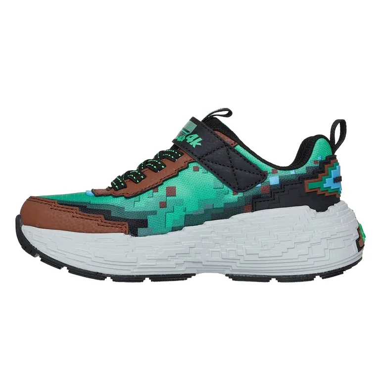 Skechers Boys Mega-Craft 4K Trainers - Brown/Multicoloured - 1
