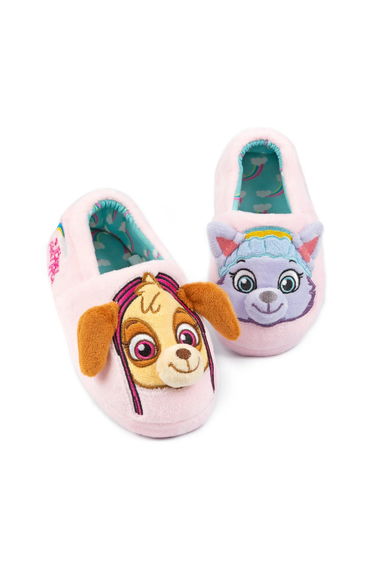 Paw Patrol Girls Skye & Everest 3D Ears Slippers - Pink/Blue