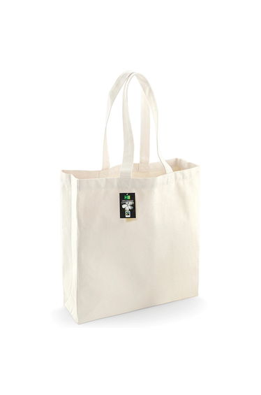 Westford Mill Cotton Classic Shopper Bag (21 Litres) - Natural