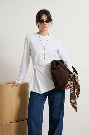 White Regular Single Jersey Plain Knitted