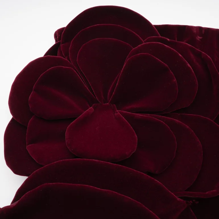 Azura Red Floral Appliqué Maxi Dress - 16