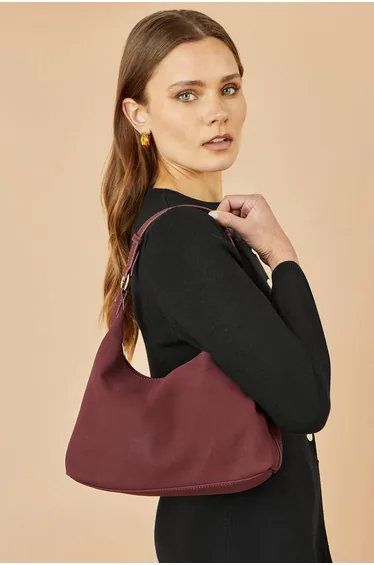 حقيبة كتف يومي باللون الأرجواني