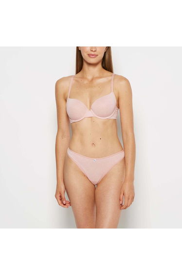 Bikini Panty in Royal Pink Heather
