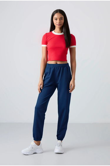 TOMMY Women's High-Waist Relaxed Fleece Joggers