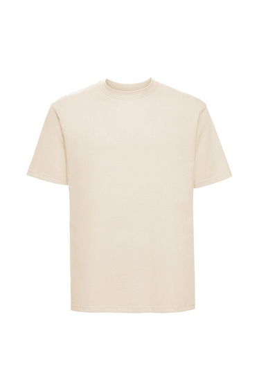 Russell Mens Classic Ringspun Cotton T-Shirt - Natural