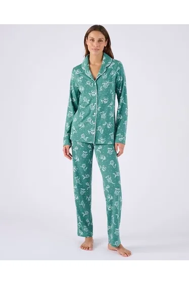 Buttoned Pyjamas in Thermolactyl Jersey