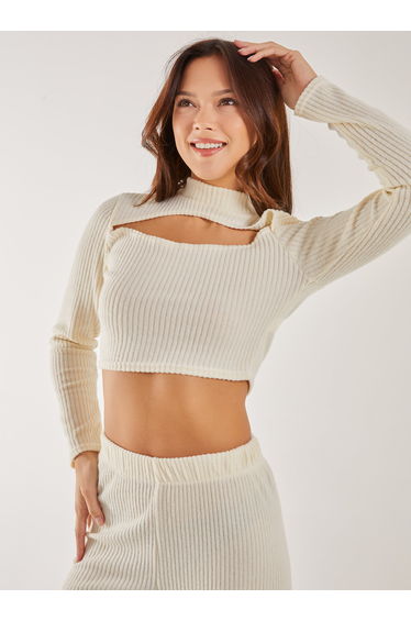 Soft Brushed Letterbox Long Sleeve Top