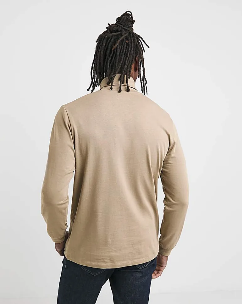 Long Sleeve Jersey Roll Neck - 2