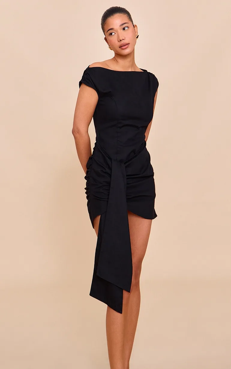 short cocktail prom dress Aline Gray Blue Short Prom Dress, V Neck Blue Formal Cocktail Dress  toptby
