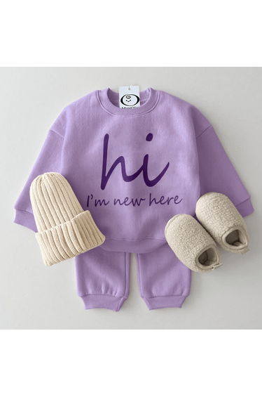 HI I'M NEW HERE Baby 2-Piece Casual Set
