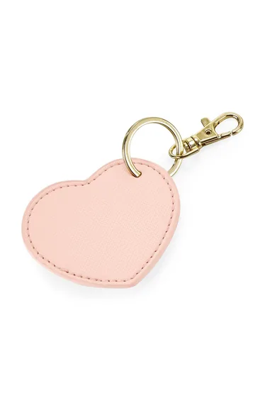 Bagbase Boutique Heart Key Clip - Soft Pink