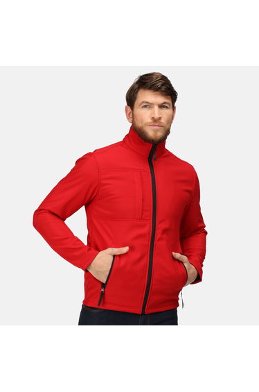 Regatta Professional Mens Octagon II Waterproof Softshell Jacket - Classic Red/Black