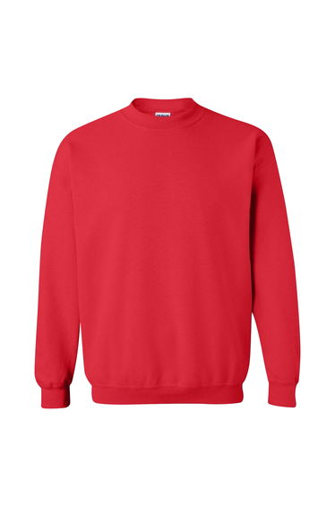 Gildan Childrens Unisex Heavy Blend Crewneck Sweatshirt (Pack Of 2) - Red