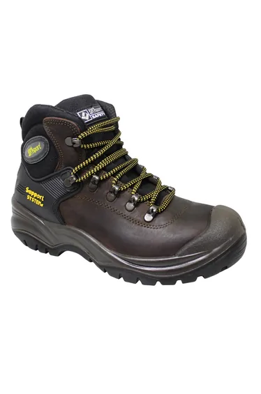 Grisport Mens Contractor Leather Safety Boots - Brown