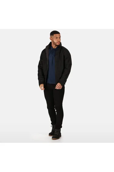 Regatta Dover Waterproof Windproof Jacket (Thermo-Guard Insulation) - Black/Ash