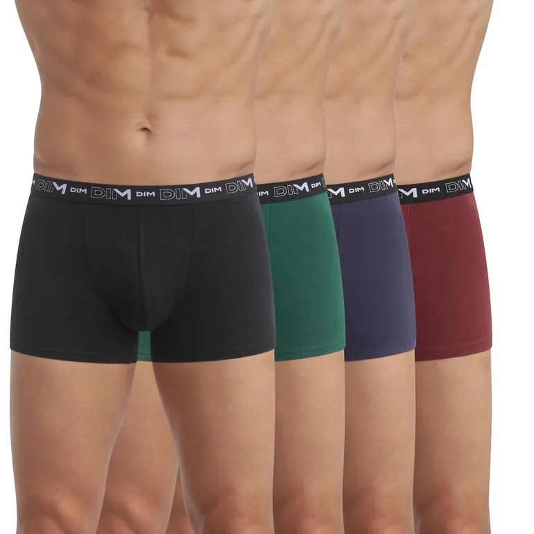 Pack of 4 Hipsters in Stretch Cotton