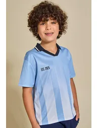Oversized Football T-shirt BLUE