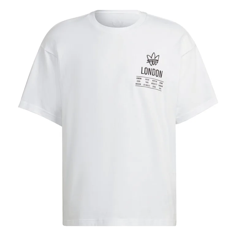 Men's adidas Originals Premium London T-Shirt in White - 3