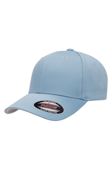 Yupoong Mens Flexfit Fitted Baseball Cap - Carolina Blue