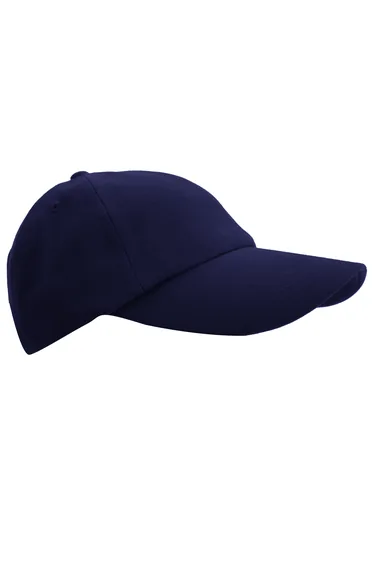 Result Unisex Low Profile Heavy Brushed Cotton Baseball Cap (Pack of 2) - Navy Blue