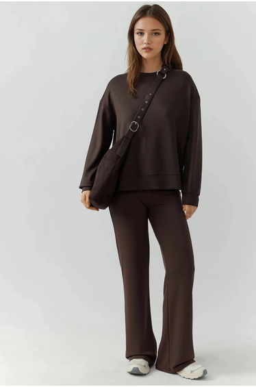 Relaxed Fit Modal Touch Straight Leg Sweatpants
