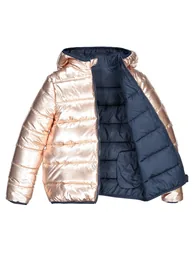 Reversible Hooded Padded Jacket with Recycled Padding - 3