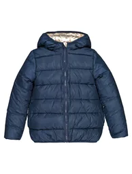 Reversible Hooded Padded Jacket with Recycled Padding - 5