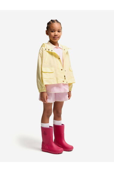 Moncler Enfant Girls Suher Jacket in Yellow