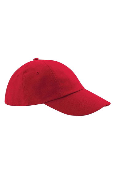 Beechfield Heavy Cotton Low Profile Baseball Cap - Classic Red