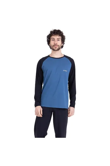 بيجامة اثينا متعدد الألوان