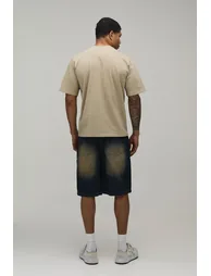 Regular Rigid Denim Jorts - vintage blue - 2