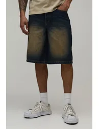 Regular Rigid Denim Jorts - vintage blue