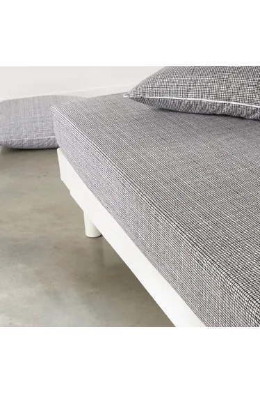 شرشف سرير قطن بحواف مطاطية