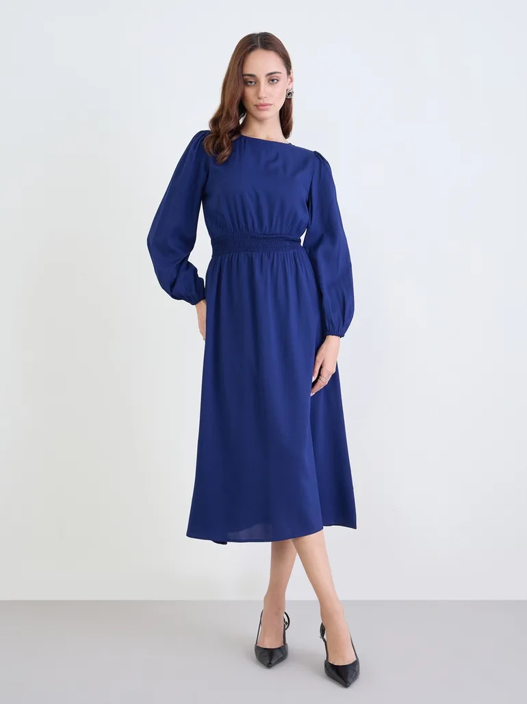 simple elegant mermaid wedding dresses Elegant Black Satin Midi Dress V-neck Short Sleeve A-line Office Chic