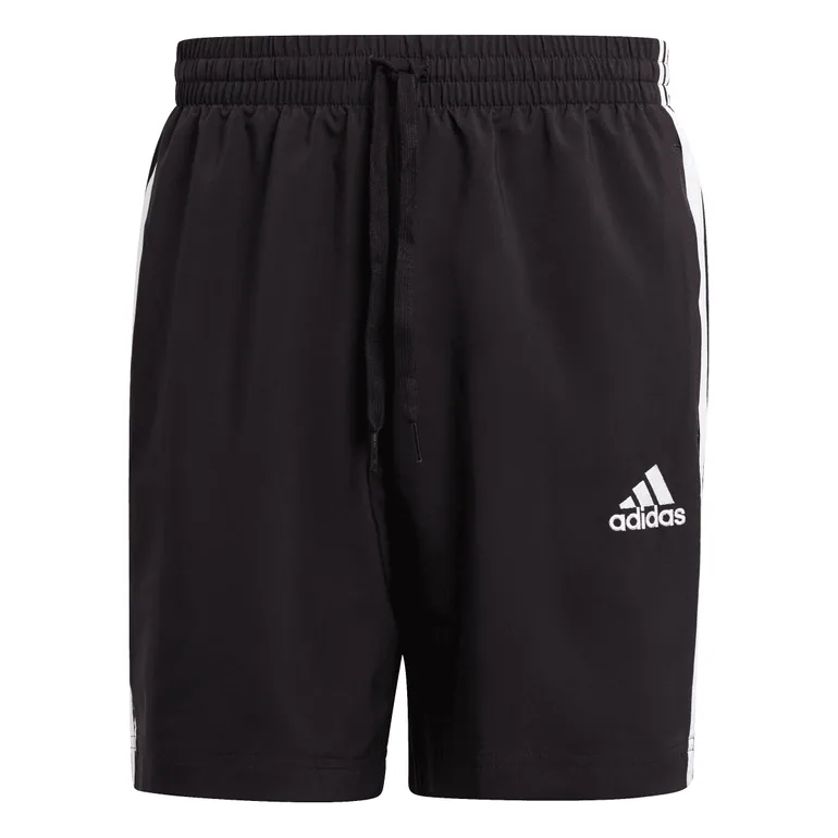 Men's adidas Aeroready Essentials Chelsea 3-Stripes Shorts in Black