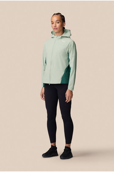 Apex Wind Jacket Dark Green Seafoam Marl