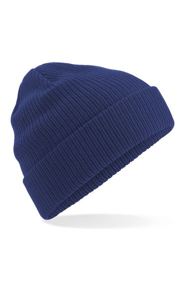 Beechfield Organic Cotton Beanie - Oxford Navy