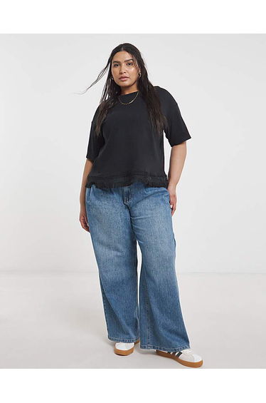 Fringing Hem T-Shirt