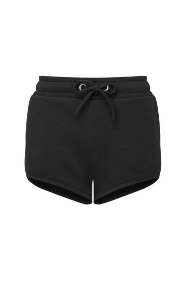 TriDri Womens/Ladies Recycled Retro Sweat Shorts - Black