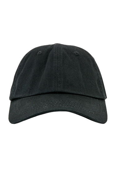 Beechfield Unisex Low Profile Heavy Brushed Cotton Baseball Cap - Black