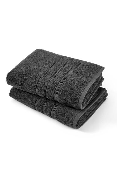 Set of 2 Scenario Towels in Organic Cotton