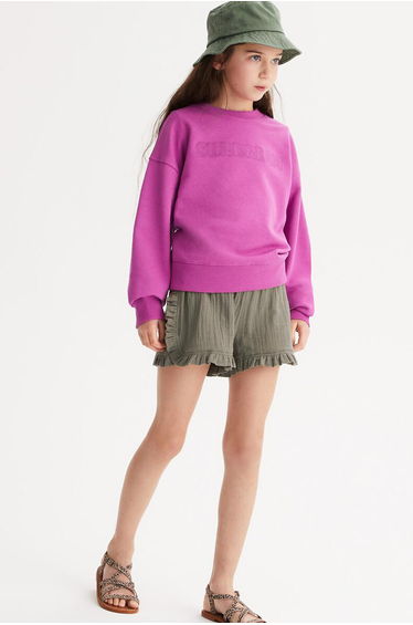 Cotton Muslin Shorts
